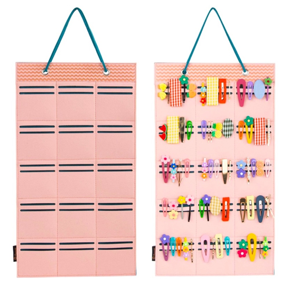 Hanging Hair Clips Organizer
